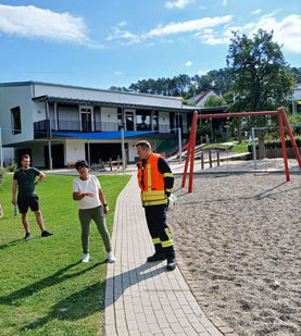 Brandschutzübung in der katholischen Kindertagesstätte St. Vinzenz